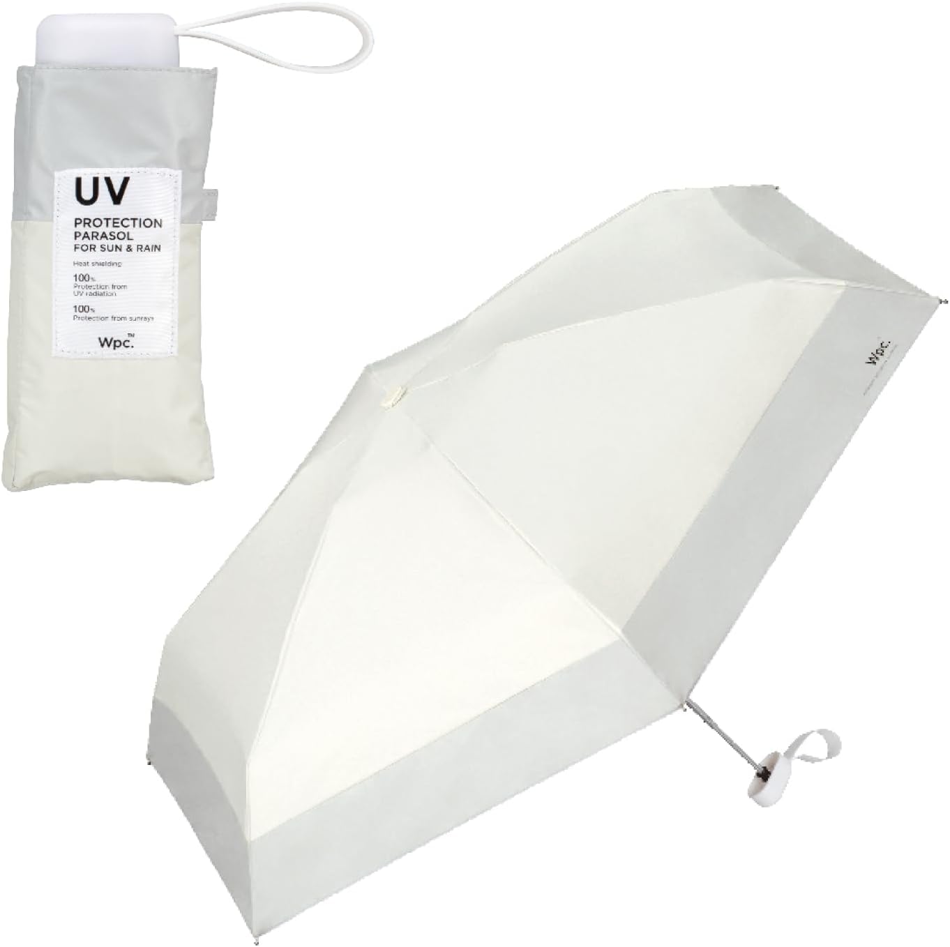 Wpc. Tiny Compact Japanese Parasol UPF50+ | 100% UV Protection & Anti-UV Folding Umbrella