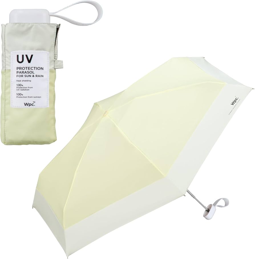 Wpc. Tiny Compact Japanese Parasol UPF50+ | 100% UV Protection & Anti-UV Folding Umbrella