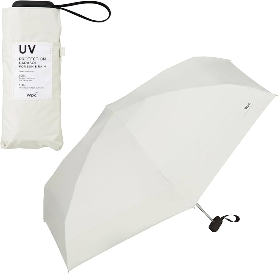 Wpc. Tiny Compact Japanese Parasol UPF50+ | 100% UV Protection & Anti-UV Folding Umbrella