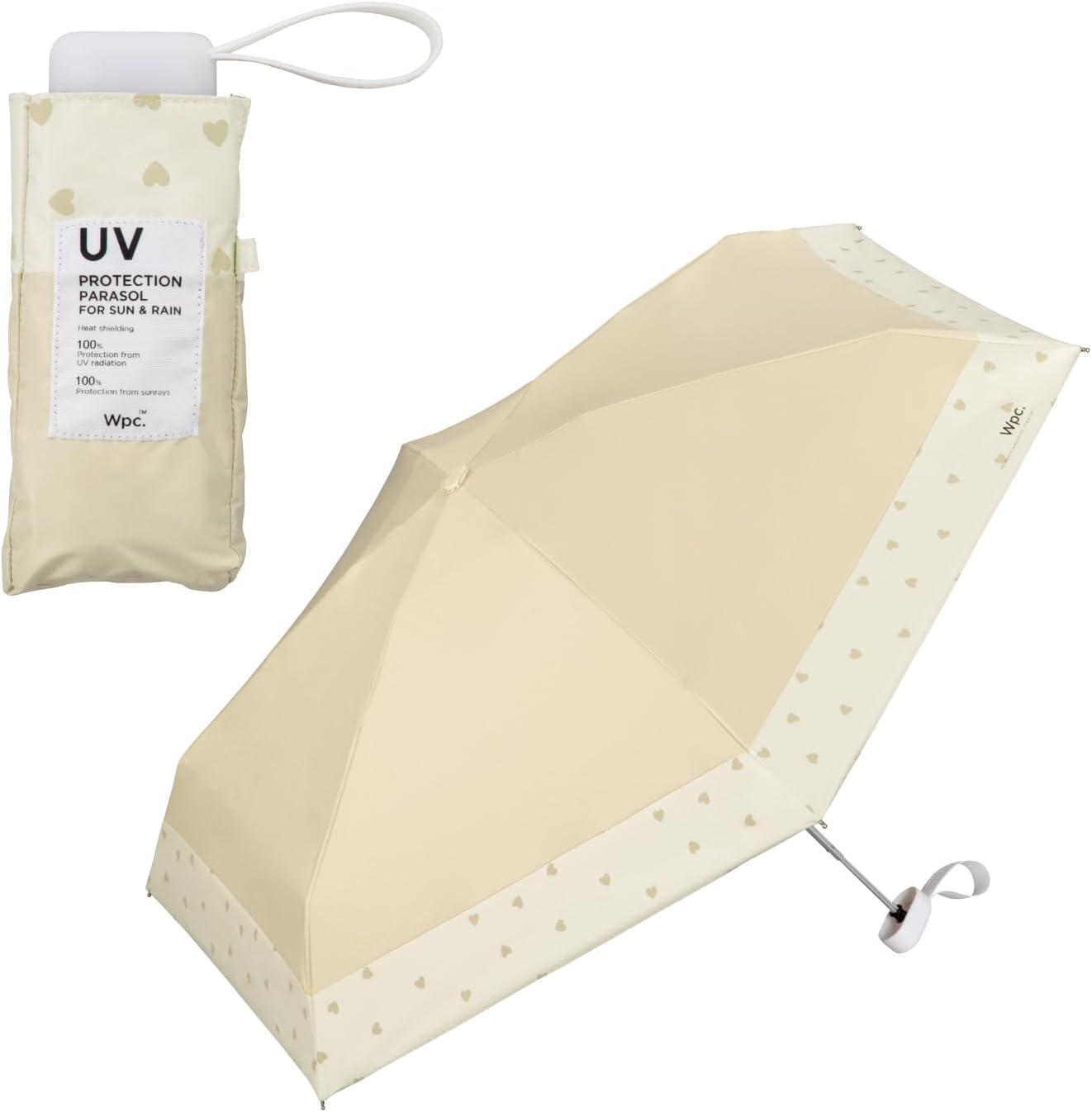 Wpc. Tiny Compact Japanese Parasol UPF50+ | 100% UV Protection & Anti-UV Folding Umbrella