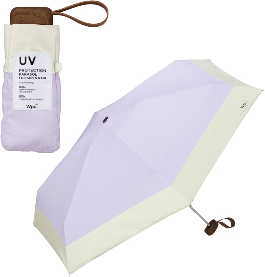 Wpc. Tiny Compact Japanese Parasol UPF50+ | 100% UV Protection & Anti-UV Folding Umbrella