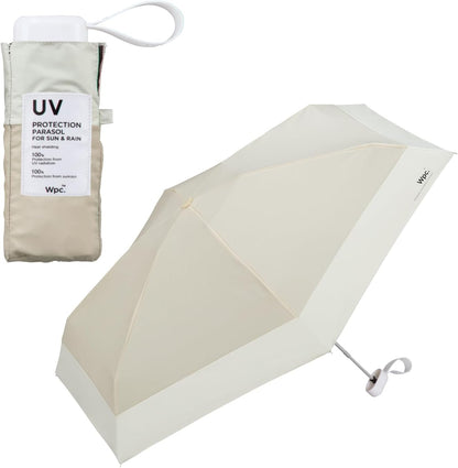 Wpc. Tiny Compact Japanese Parasol UPF50+ | 100% UV Protection & Anti-UV Folding Umbrella