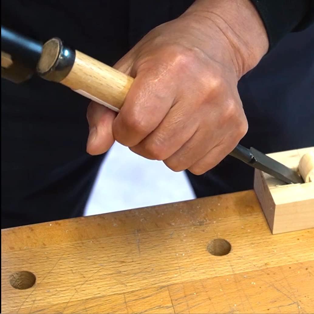 DEXSENT Workshop No.01 – Set d’Outils Japonais pour le Travail du Bois – Scie Ryoba, Rabot & Ciseaux à Bois KAKURI