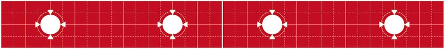Ruban de Marquage Japonais E-SPF 19 mm – Guide de vissage pour bois 1×4 (motif quadrillé)