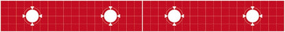 Ruban de Marquage Japonais E-SPF 19 mm – Guide de vissage pour bois 1×4 (motif quadrillé)