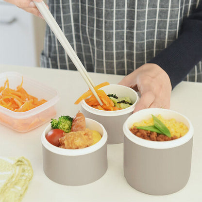 Boîte Bento Japonaise 3 Niveaux 600 ml Tutu