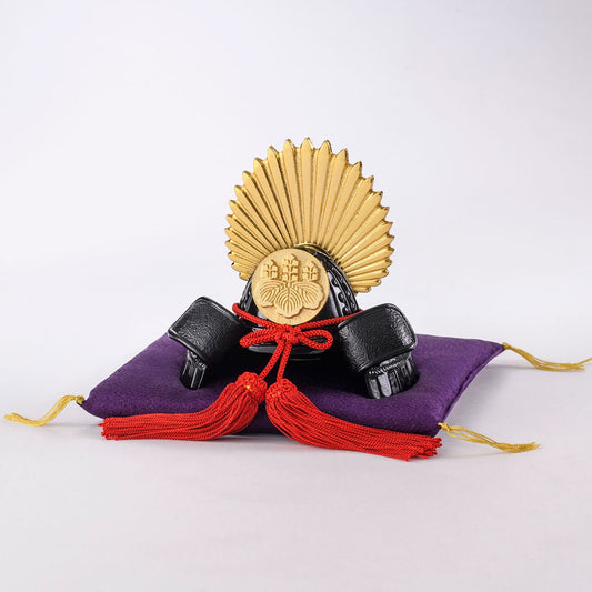 Casque de samouraï japonais Toyotomi Hideyoshi Ginzado fabriqué au Japon