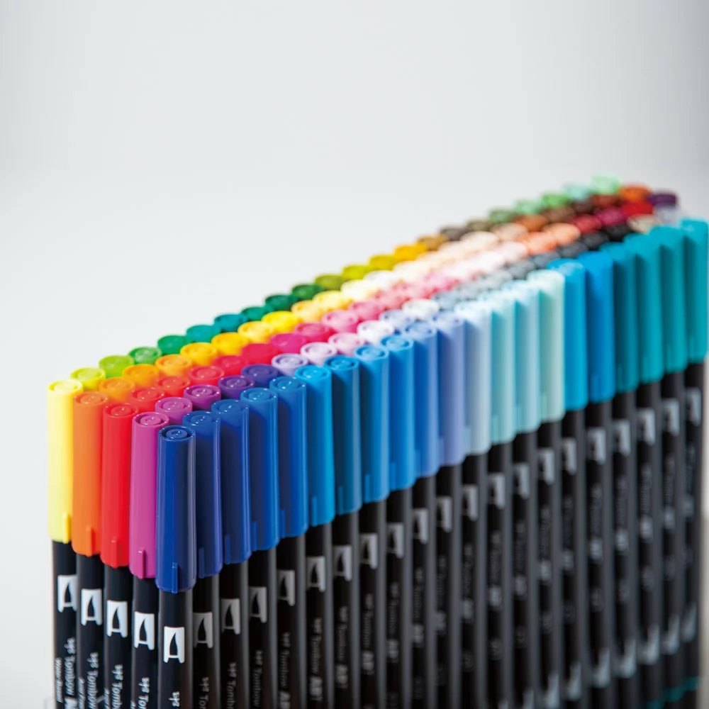 ABT Dual Brush Pen 108 Couleurs – Set Complet Marqueurs Aquarellables