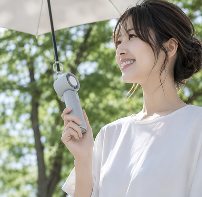 Ventilador para Sombrilla Japonesa con Refrigeración Peltier