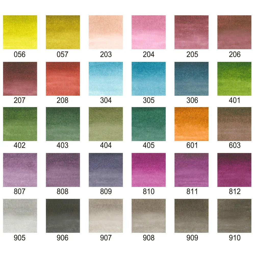 ZIG Clean Color Real Brush Set 30 Couleurs A – Feutres Pinceau Aquarelle Manga & Illustration