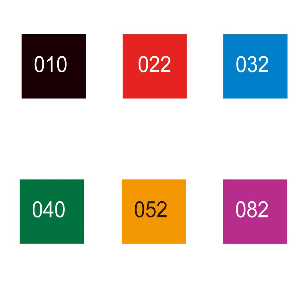 ZIG Clean Color Real Brush Set 6 Couleurs – Feutres Pinceau Aquarelle Manga