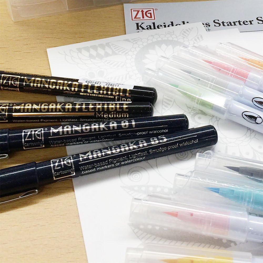 Kaleidolines – Starter Set (KLST-001) | Kit dessin Line Art & Coloring