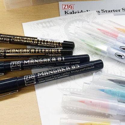 Kaleidolines – Starter Set (KLST-001) | Kit dessin Line Art & Coloring