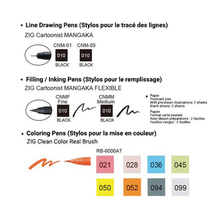 Kaleidolines – Starter Set (KLST-001) | Kit dessin Line Art & Coloring