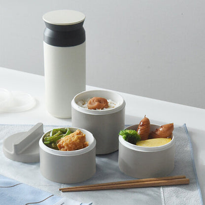 Boîte Bento Japonaise 3 Niveaux 600 ml Tutu