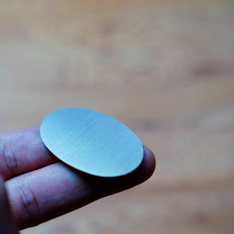 Racloir japonais ovale Bessho Jirō – 30 × 50 mm – Finition du bois