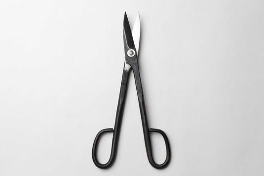 Ciseaux japonais Mekiri pour bonsaï – Acier Aogami n°2 – Outil taille de précision 205 mm