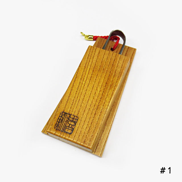 Ciseaux japonais coupe-fil 90 mm avec étui Hagoita en bois de Keyaki (zelkova japonais) – Kibuna