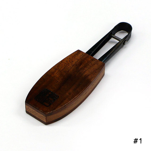 Ciseaux japonais coupe-fil Misuzu 105 mm avec étui Saya en noyer noir – Kibuna