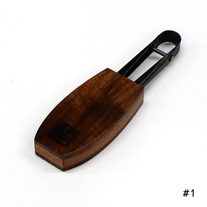 Ciseaux japonais coupe-fil Misuzu 105 mm avec étui Saya en noyer noir – Kibuna