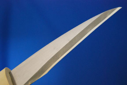 Couteau japonais de greffage Tanushimaru – 105 mm – Acier Aogami n°2 avec étui