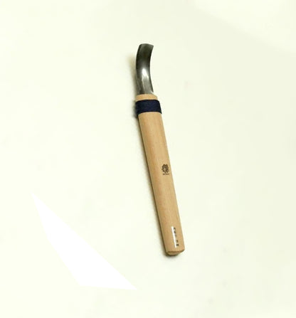 Ciseau japonais gouge profonde incurvée (Uchibori) – Acier HSS – 18 mm – Sculpture creux profonds