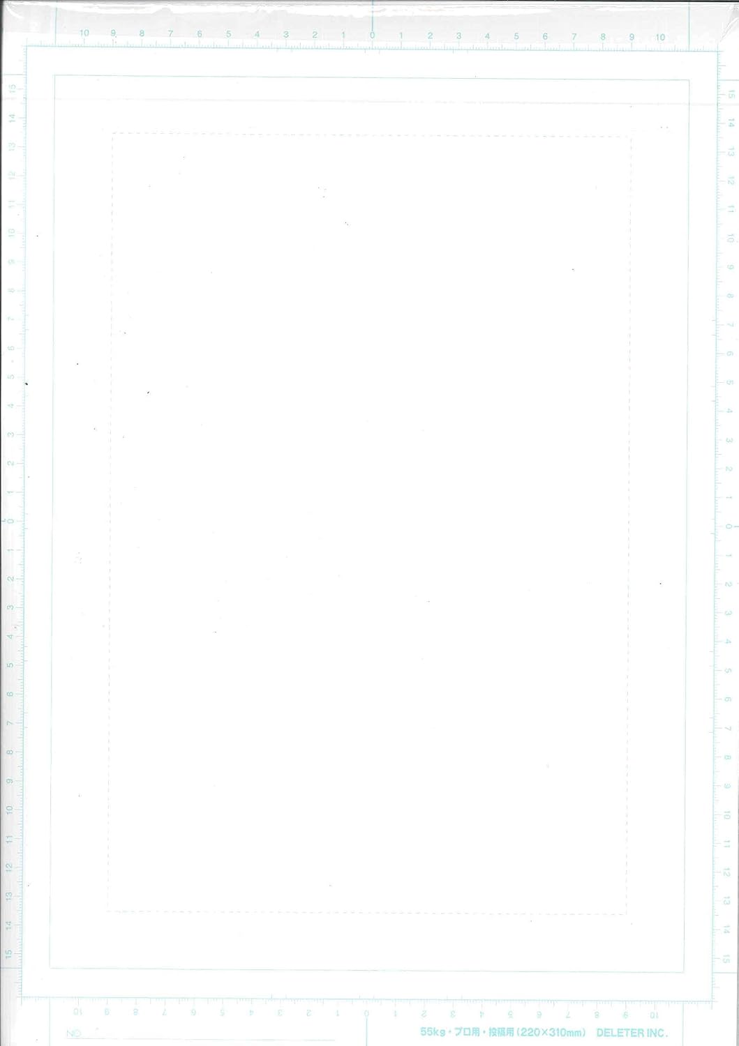 Papel Manga Storyboard DELETER A4 – Hojas para Bocetos y Maquetación de Manga