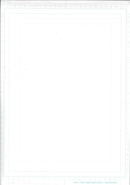 Papel Manga Storyboard DELETER A4 – Hojas para Bocetos y Maquetación de Manga