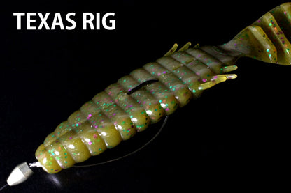 Deps Bullflat – Leurre souple imitation bluegill pour black bass (toutes tailles)