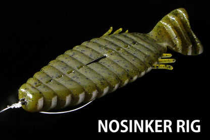 Deps Bullflat – Leurre souple imitation bluegill pour black bass (toutes tailles)