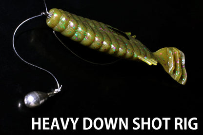 Deps Bullflat – Leurre souple imitation bluegill pour black bass (toutes tailles)