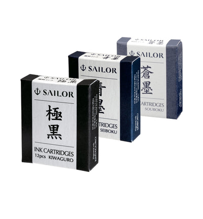 Sailor Pigmented Ink Cartridges – Box of 12