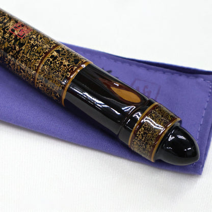 Ciseaux japonais coupe-fil 90 mm avec étui artisanal Masashi – laque urushi, poignée type canne de prestige – Japon