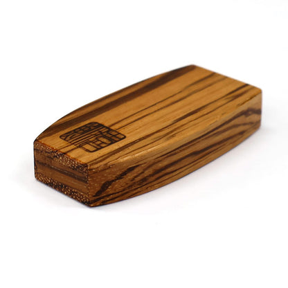 Ciseaux Misuzu 105 mm avec étui japonais pour ciseaux coupe-fil (Saya) en zebrawood – Kibuna