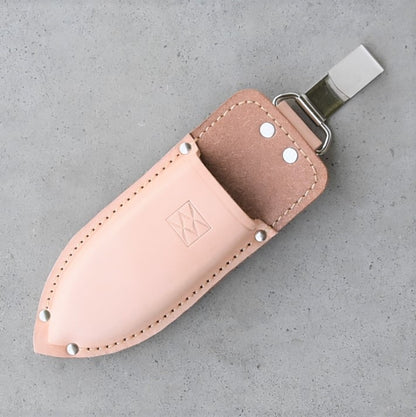 Étui en cuir pour sécateur japonais – Masamune avec anneau de suspension