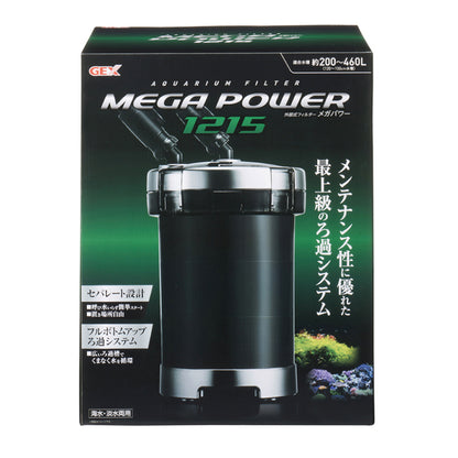 Filtres externes GEX MegaPower – Systèmes de filtration haute performance pour aquarium (2045 / 6090 / 9012 / 1215)