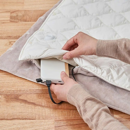3-in-1 Quilted USB Heated Throw – Life on Products
