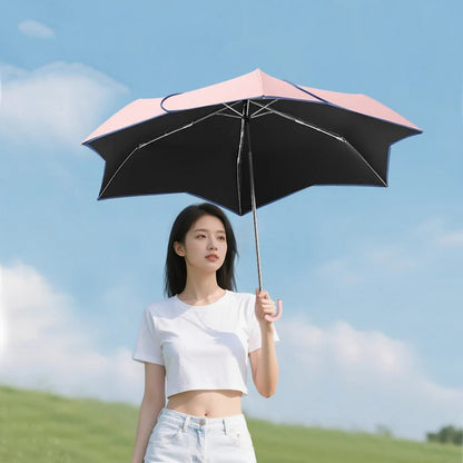 Parapluie Japonais Pliable Fleur | Ombrelle Anti-UV UPF50+ 100% UV & Pluie