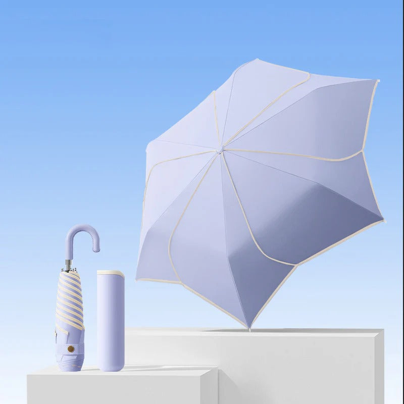 Parapluie Japonais Pliable Fleur | Ombrelle Anti-UV UPF50+ 100% UV & Pluie