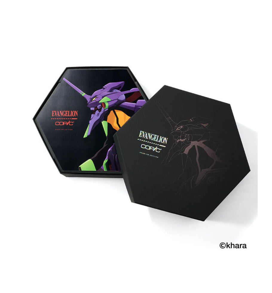 EVANGELION × COPIC EVA Color Set Premium – 25 feutres à alcool