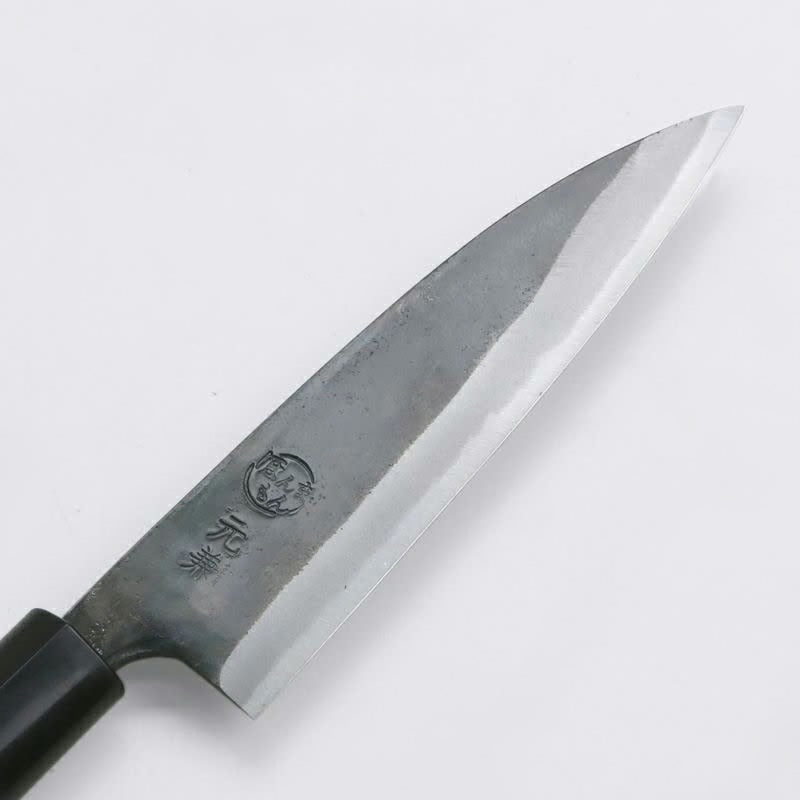 Couteau japonais Sabaki Motokane 135 mm – Acier Aogami n°1 forgé, finition Kurouchi