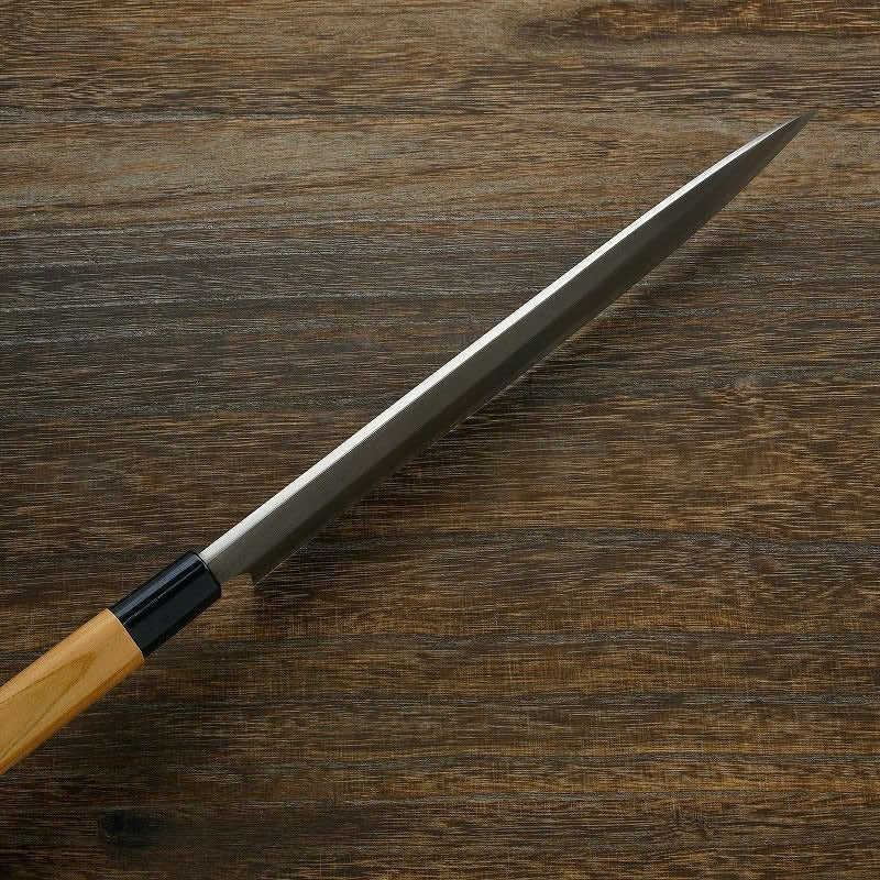 Couteau japonais Yanagiba 270 mm – Acier Aogami n°2 forgé, manche en cerisier