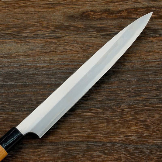 Couteau japonais Yanagiba 270 mm – Acier Aogami n°2 forgé, manche en cerisier