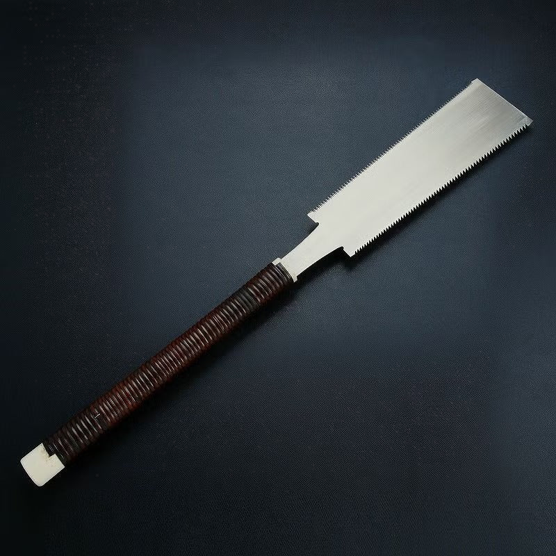 Sierra Japonesa Ryoba Akagane Juntaro – 195 / 225 / 240 mm – Acero al Carbono – Artesanía Japonesa
