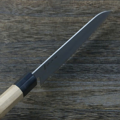 Couteau japonais Santoku Hiroyuki 170 mm – Acier HAP40 65 HRC, manche en noyer