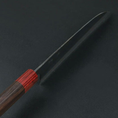 Couteau japonais Santoku Motokane 170 mm – Aogami Super forgé, finition Kurouchi