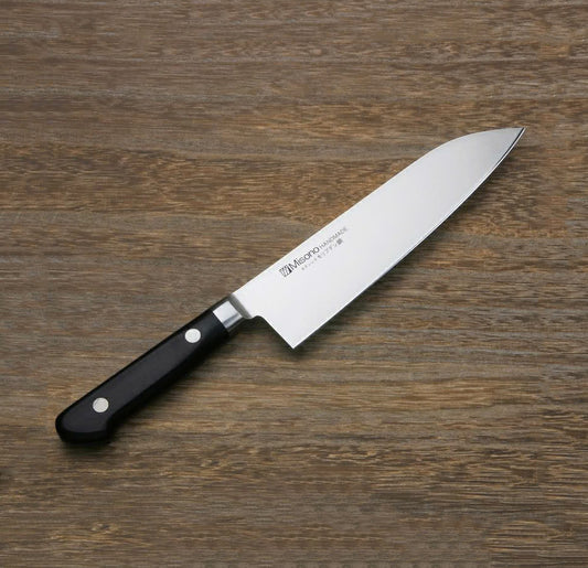 Couteau japonais Santoku Misono 180 mm – Acier inoxydable au molybdène