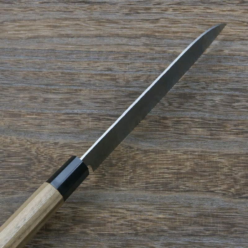 Couteau japonais Santoku Kiyokane 165 mm – Acier VG10 martelé, manche en noyer