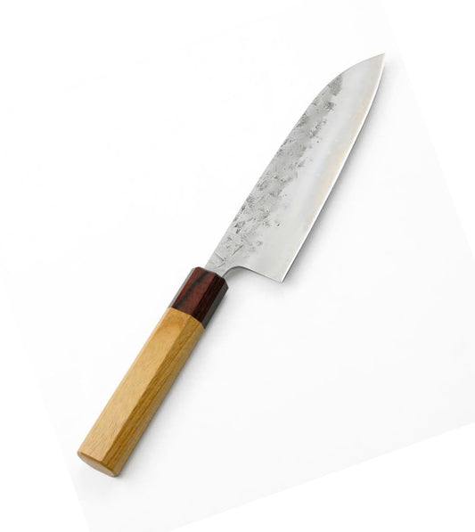 Couteau japonais Santoku 165 mm – Acier SLD, finition Washiji
