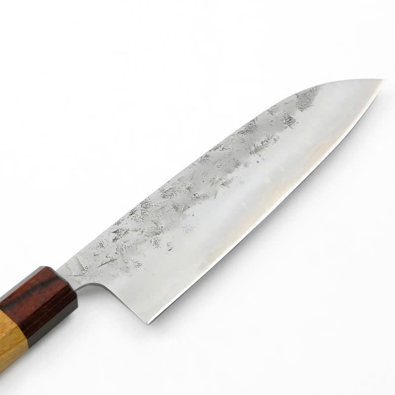 Japanese Santoku Knife 165 mm – SLD Steel, Washiji Finish